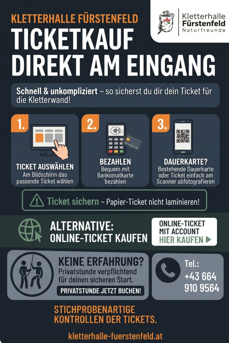 Ticket für Ticketscanner Ticketkauf-Info: Direkter Kauf am Eingang, Online-Alternativen, Kontaktdaten.